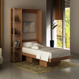 Cama Articulada Solteiro 4 Prateleiras 2 Nichos 128,5X193Cm Cm8013  - 2