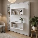 Ver imagem 7 de Cama Articulada de Casal com 4 Prateleiras e 2 Nichos CM8014 Branco