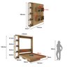 Cama Articulada de Casal com 4 Prateleiras e 2 Nichos CM8014 - 8
