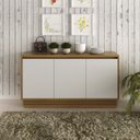 Ver imagem 6 de Balcão Buffet 3 Portas 1 Gaveta BB2610 Tecnomobili Bege/Marrom