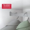 Ver imagem 7 de Guarda-roupa Casal 100% Mdf 3 Portas 6 Gavetas Vitta 2,70 Glass e Pés Branco