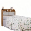 Ver imagem 2 de Cabeceira Box Solteiro Elisa Naturalle e Off White Framar