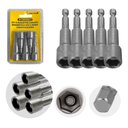 Ver imagem 2 de Kit Soquetes Canhão 3/8 Polegadas Furadeira e Parafusadeira