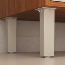 Ver imagem 7 de Balcão Cozinha 2 Portas 70cm com Tampo Itafriz Itatiaia Marrom/Cinamomo/Off White