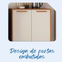 Ver imagem 5 de Balcão Cozinha 2 Portas 70cm com Tampo Itafriz Itatiaia Marrom/Cinamomo/Off White