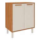 Ver imagem 3 de Balcão Cozinha 2 Portas 70cm com Tampo Itafriz Itatiaia Marrom/Cinamomo/Off White