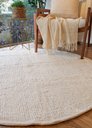 Ver imagem 2 de Tapete Tear Redondo Versatto Dupla Face Nude Cru 145 cm