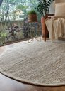 Ver imagem 1 de Tapete Tear Redondo Versatto Dupla Face Nude Cru 145 cm
