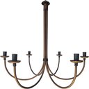 Ver imagem 1 de Lustre Artesanal Rustico Simples 6l Quarto Sala Decorativo