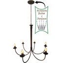 Ver imagem 4 de Lustre Artesanal Rustico Simples 6l Quarto Sala Decorativo