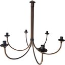 Ver imagem 3 de Lustre Artesanal Rustico Simples 6l Quarto Sala Decorativo