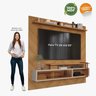 Painel para TV até 65 Polegadas Java Espresso Moveis - 5