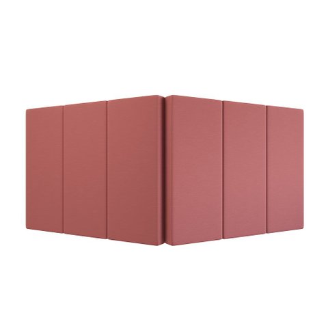 Cabeceira Lisa Queen Estofada Suede Espuma Premium Modulada Conforto e Design - Rosa