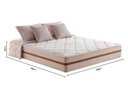 Ver imagem 3 de Cama Box Casal 138 Suede Cinza com Colchão Pillow Angel Molas Ensacadas 62x138x188