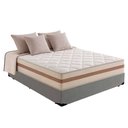 Ver imagem 1 de Cama Box Casal 138 Suede Cinza com Colchão Pillow Angel Molas Ensacadas 62x138x188