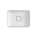 Ver imagem 2 de Cuba Semiencaixe Quadrada 40cm Branco - Deca Deca Loucas