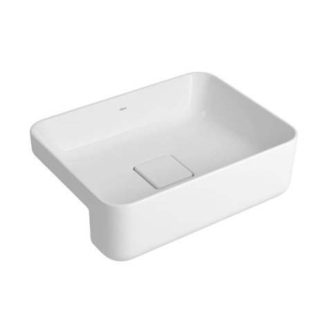 Cuba Semiencaixe Quadrada 40cm Branco - Deca Deca Loucas