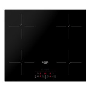 Cooktop de Indução 4 Bocas Preto com Trava de Segurança Dako Supreme 220v