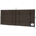 Ver imagem 4 de Cabeceira de Cama Casal Box 140cm Estofada Ellegancy Marrom