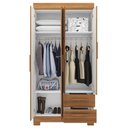 Ver imagem 4 de Guarda-Roupa Nt 6010 187cm 4 Portas 2 Gavetas Freijó Texturizado - Notável Móveis