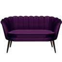 Ver imagem 2 de Namoradeira Pétalas Sued Premium Roxo - 1,20m Sua Casa Decor