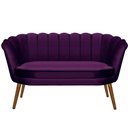 Ver imagem 1 de Namoradeira Pétalas Sued Premium Roxo - 1,20m Sua Casa Decor