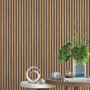 Ver imagem 1 de Papel de Parede Madeira Ripado Cerejeira