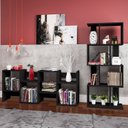 Ver imagem 2 de Estante de Livros 60CMX144CM Nichos ESM218 Preto