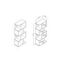 Ver imagem 3 de Estante para Livros com Nichos ESM218 