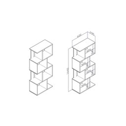 Estante para Livros com Nichos ESM218  - 3