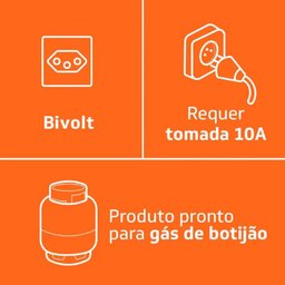 Fogão Brastemp 5 Bocas Embutir Mesa de Vidro BYS5VCE - 19