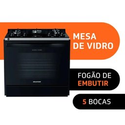Fogão Brastemp 5 Bocas Embutir Mesa de Vidro BYS5VCE - 12