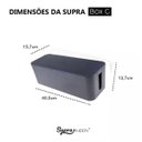 Ver mais imagens de Caixa Organizadora de Fios e Cabos e Luva 50cm Canaleta Cabo