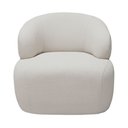 Ver imagem 2 de Poltrona Giratória Chandor Bouclé Off White - Nexta Casa