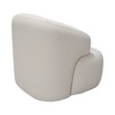 Ver imagem 4 de Poltrona Giratória Chandor Bouclé Off White - Nexta Casa