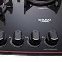 Ver mais imagens de Fogão Dako 5 Bocas Supreme Glass com Mesa de Vidro Branco Bivolt