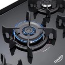 Ver imagem 5 de Fogão Dako 5 Bocas Supreme Glass com Mesa de Vidro Branco Bivolt