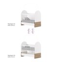 Ver imagem 7 de Quarto de Bebê Completo com Berço 3 em 1 Cômoda e Guarda-roupa Magia