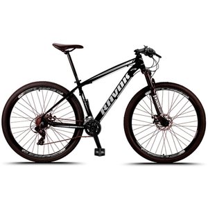 Bicicleta Bike Aro 29 Alumínio 24 Velocidades Shimano Suspensão Freio a Disco Cinza 15"