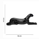 Ver imagem 5 de Escultura Decorativa Onça Deitada Preta 17,5x51x13 cm - D’Rossi