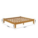 Ver imagem 2 de Cama King Size Turca New em Madeira Maciça Cor Mel