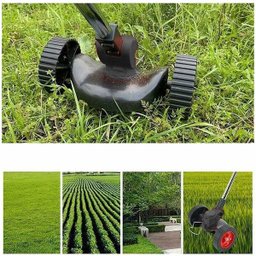 Aparador Cortador de Grama Gramado Planta Sem Fio Portatil Jardim Quintal Galho Erva Daninha Limpeza - 9