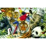 Quebra-cabeça Puzzle Pintura Animais Selvagens de 300 peças - 2