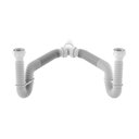 Ver imagem 1 de Sifao Tubo Extensivel Duplo Branco - Censi