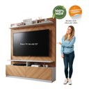 Ver imagem 5 de Estante Home para TV até 55 Polegadas Suez com 2 Portas Espresso Moveis