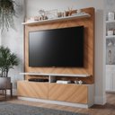 Ver imagem 1 de Estante Home para TV até 55 Polegadas Suez com 2 Portas Espresso Moveis