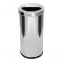 Ver imagem 1 de Lixeira Inox 30 Litros com Aro Meia Lua