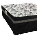 Ver imagem 5 de Cama Box Casal Suede + Colchão Ortobom Iso Dupla Face 60x138x188 Preto