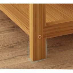 Sapateira em Bambu Estante Organizador 15 Pares de Sapato Calcados 5 Prateleiras Ecologica Luxo - 2