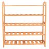 Sapateira em Bambu Estante Organizador 15 Pares de Sapato Calcados 5 Prateleiras Ecologica Luxo - 4
